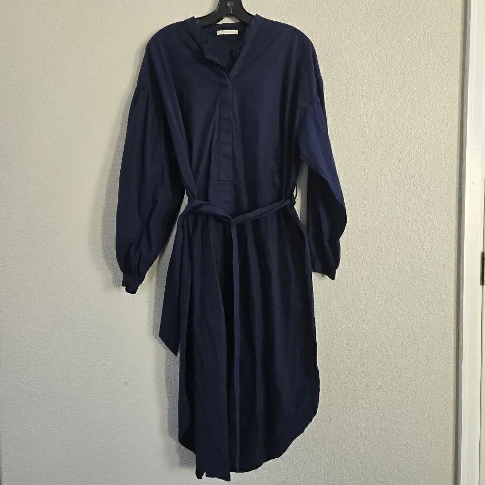 Zara cotton midi dress size M